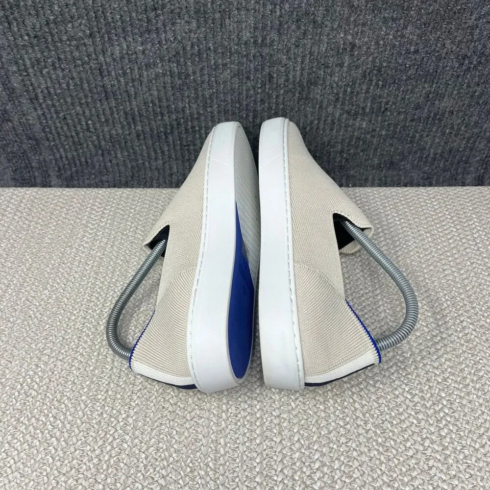 Rothy’s The Slip On Sneaker Sand Ivory Cream Flat Shoes Women’s Size 9.5 US